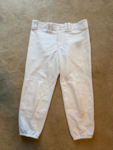 White Women's Medium Adult Mizuno Game Pants (Used)