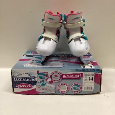 Used Lake Placid Nitro Adj 1-4 Adjustable Soft Boot Skates 11725-s000461791