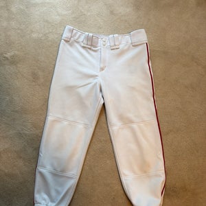White Women's Medium Adult Mizuno Game Pants (Used)