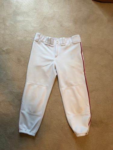 White Women's Medium Adult Mizuno Game Pants (Used)