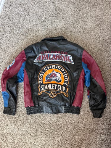Vintage Colorado Avalanche Leather Jacket