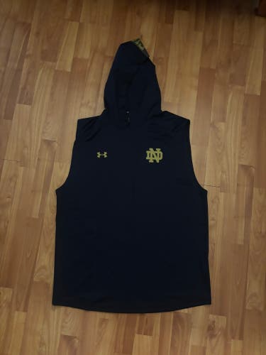 Notre Dame Lacrossw Blue Large/Extra Large Men's Under Armour Jersey (New)
