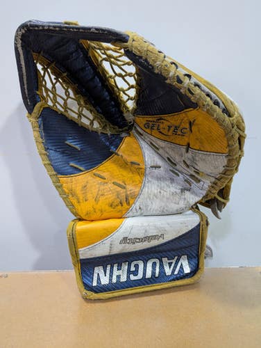 Used Vaughn Velocity Senior Goalie Catcher Yellow 11727-s000176551