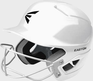 New Alpha Softball Batting Helmet W Mask Wht L Xl 11855-eas8069351