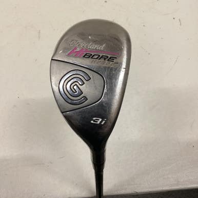 Used Cleveland Hibore Hybrid 3 Hybrid Ladies Flex Graphite Shaft Hybrid Clubs 11725-s000466150
