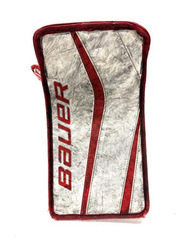 Used Bauer Reactor Senior Goalie Blocker White 11860-s000269881