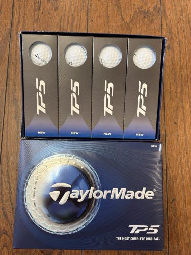 4 Dozen 2026 Taylor Made TP 5 White