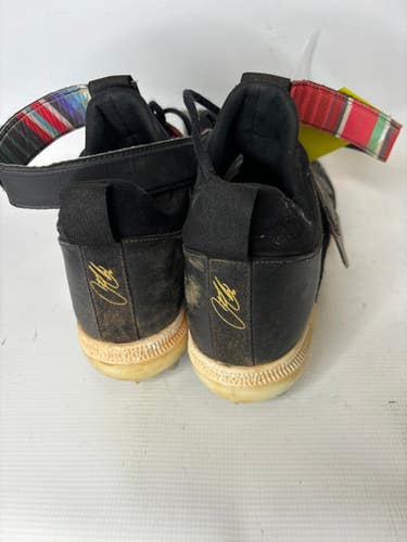 Used New Balance Used Black Rainbow Cleats Senior 14 Baseball And Softball Cleats 11850-s000012993