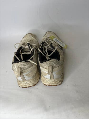 Used New Balance Used White Turfs Senior 14 Baseball And Softball Cleats 11850-s000012996