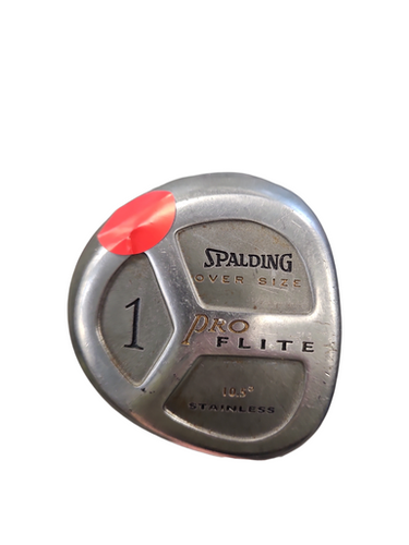 Used Spalding Pro Flite Stainless 10.5 Degree Regular Flex Graphite Shaft Drivers 11850-s000012493