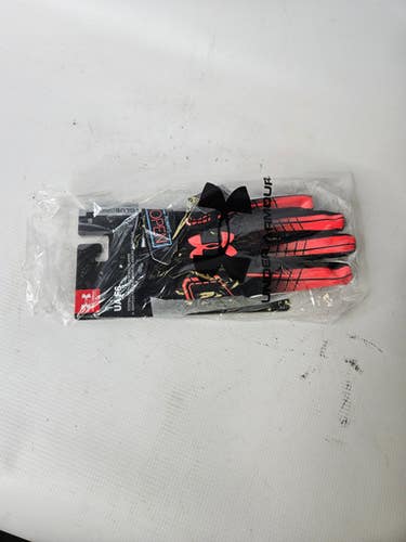 Used Under Armour Ua F2 Receiver 2x Football Gloves 11850-s000011776