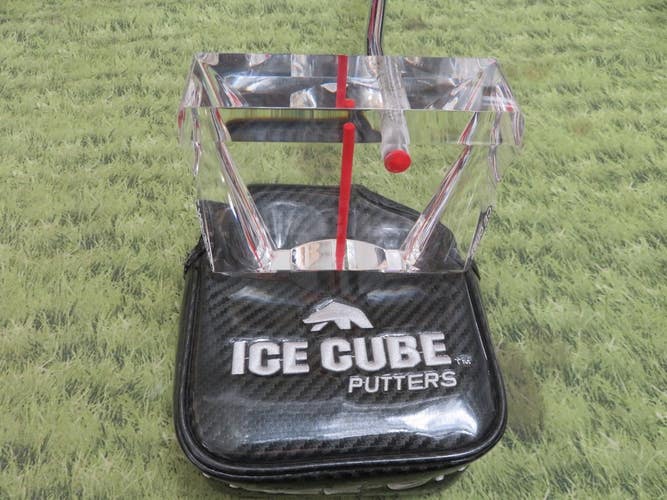 FACE ON ICE CUBE 46" LONG Broomstick Putter + HC