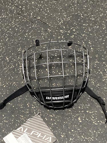 Used Warrior Hockey Wire Mask Grey Lg 11472-s000131616