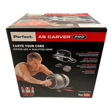 Used Perfect Fitness Exercise Ab Wheel Black 11730-s000057838