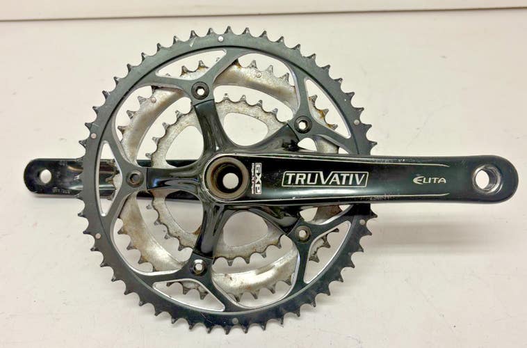 Truvativ Elita GXP 170mm 53/42/30 Black Aluminum/Steel Road Bike Triple Crankset