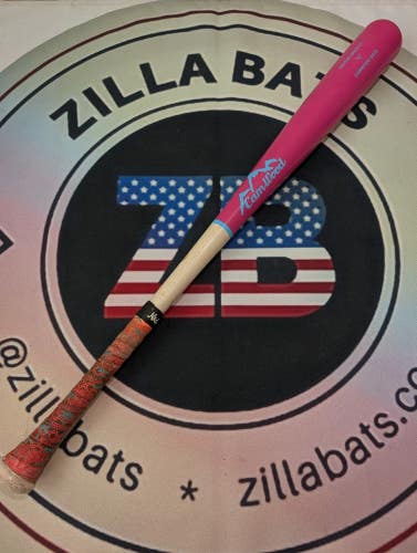 Camwood PRO E271 Euro Beech Wood Bat 31" 28.4oz Pink With grip. Clean!