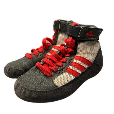 Used Adidas Gz8453 Wrestling Shoes Grey Youth 11.0 11730-s000058714