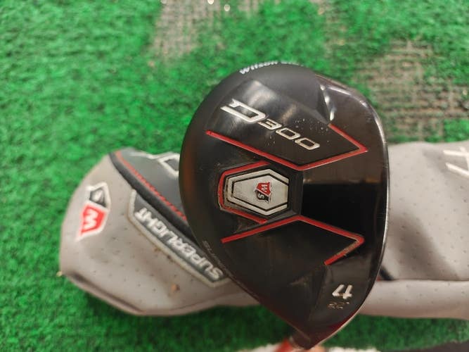 Wilson Staff D300 22 Degree 4 Hybrid 4H Graphite Shaft Regular Flex w Headcover