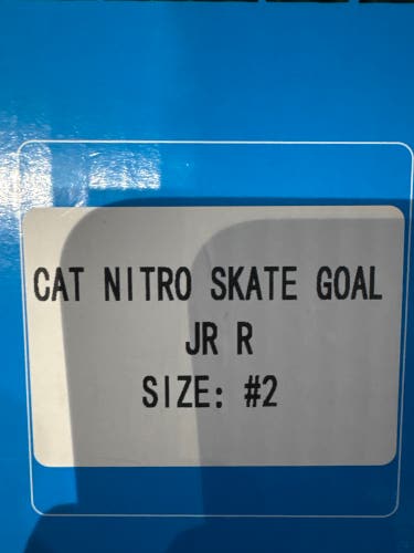 True Hockey Goalie Skates Nitro Width Size 2 (New) All Black