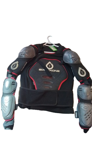 Used Sixsixone Bike Shoulder Pads Black 2x 11698-s000213990