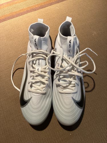 White Men's Size M 11.0 (W 12.0) Adult Nike Vapor Edge 360 Molded Cleats Cleats (New)