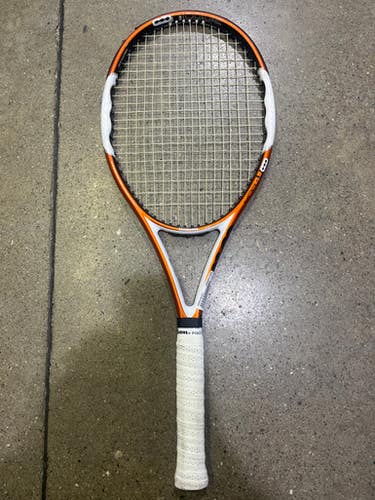 Used Wilson Ntour Two Adult Tennis Racquet Orange 4 1 2" 11605-s000186267