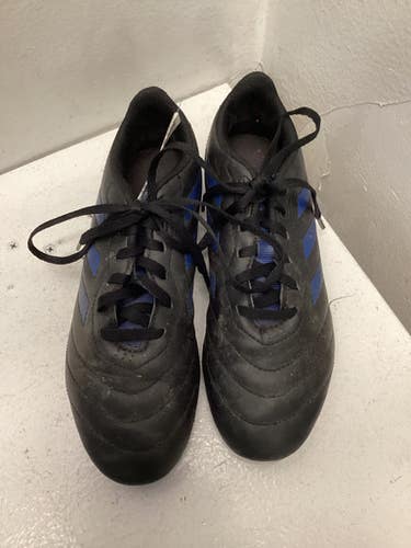 Used Adidas Adidas Bb Cleats Sz 5 Blk N Blu Bb Sb Cleats Black Junior 05 11443-s000185776