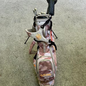 Men's TaylorMade M6 Left Hand Clubs (Full Set) Stiff Flex 8 Pieces (Used) whole set w bag
