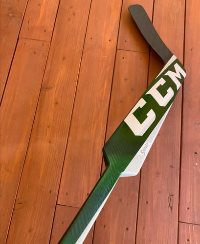25" CCM EFlex5 ProLite University of North Dakota Green Pro Stock Goalie Stick READ