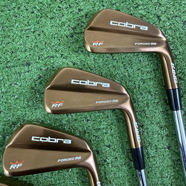 Cobra King RF Rickie Fowler Copper Forged MB 5-PW Iron Set NS Pro