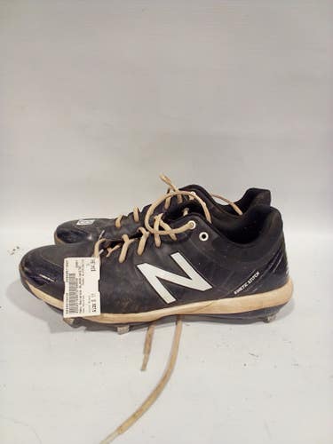 Used New Balance Black White Senior 11 Baseball And Softball Cleats 11847-s000016439