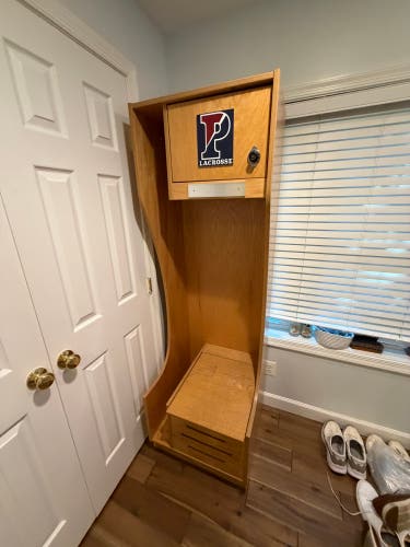 Penn Lacrosse Team Issued Locker.