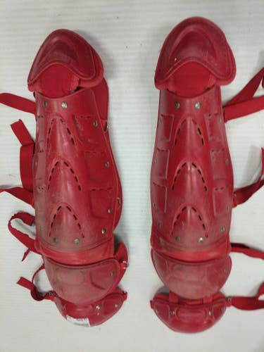 Used All-star Catchers Leg Guards Red Intermed 11860-s000278863