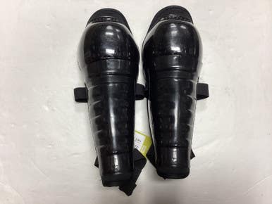 Used Black Shin Guards 9.5" Hockey Shin Guards 11855-s000155626