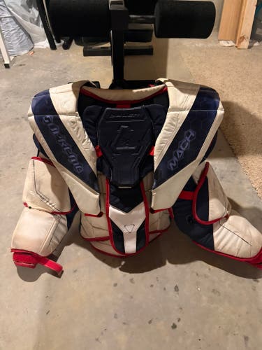 Large Bauer Mach Goalie Chest Protector Pro Stock (Used)