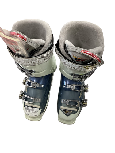 Used Nordica Olympia Womens Dh Ski Boot White And Navy Blue 225 Mp - J04.5 - W5.5 11613-s000148361