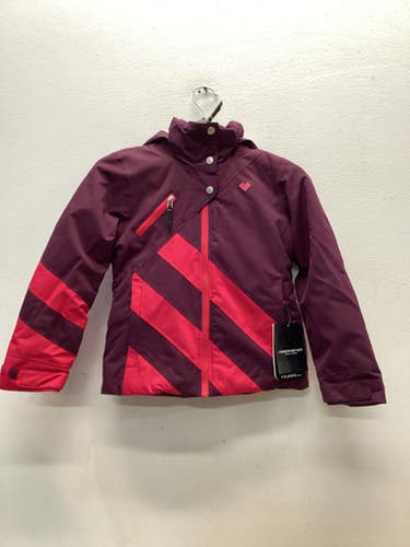 Used Obermeyer Tabor Outerwear Heavy Jacket Y Maroon Sm 11443-s000188290
