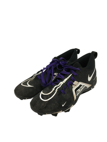 Used Nike Alpha Menace Shark Adult 8.5 Fb Cleats Black 11692-s000129619