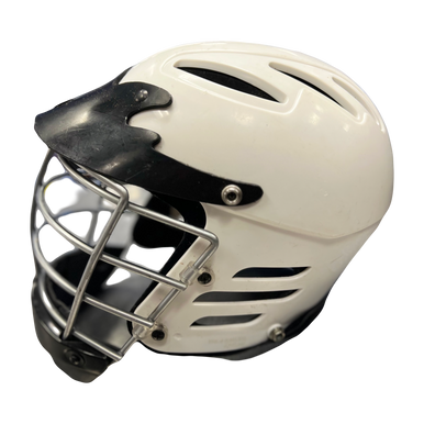 Used Warrior W1004 Lacrosse Helmet White One Size 11730-s000061426