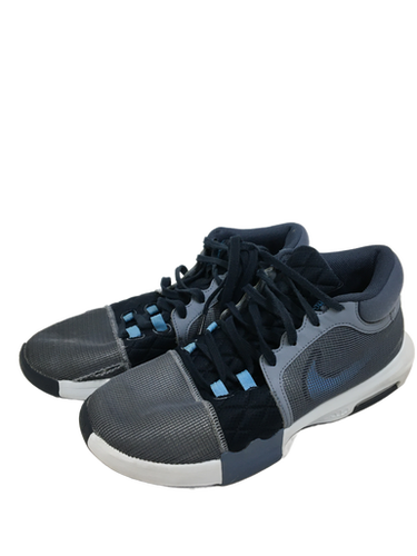 Used Nike Lebron Witness 8 Mens 12.5 Basketball Shoes Grey 11692-s000129723