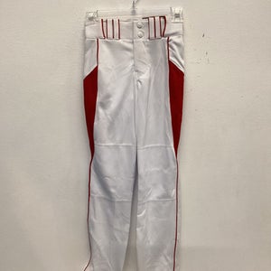 Used Champro Baseball Pant Bb Sb Pant Boys White And Red Sm 11443-s000188631