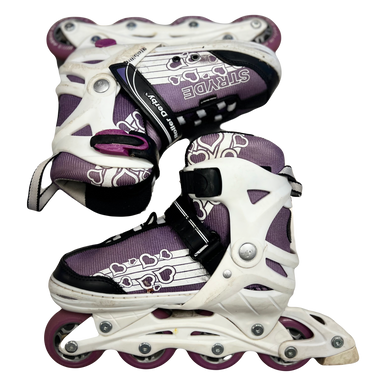 Used Rollerderby Stryde Junior Rec Fitness Skates White Adjustable 11730-s000061821
