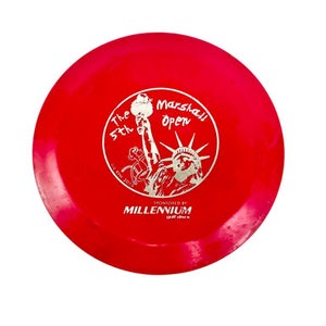 Used Millennium The 5th Marshall Open Disc Golf Driver Red 11506-s000272250