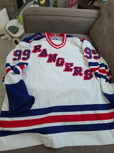 CCM Wayne Gretzky New York Rangers Custom Hockey Jersey