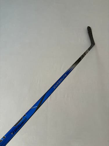 Used 87 Flex P92M Senior Bauer Vapor Hyperlite 2 Left Hand Pro Stock Hockey Stick - Blue