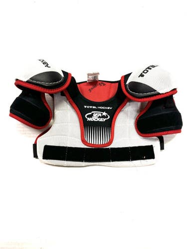 Used Usa Hockey Total Hockey Youth Shoulder Pads Lg 11860-s000280069