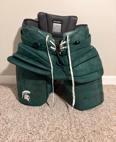 Michigan State Spartans Large Vaughn Velocity V10 Goalie Pants Pro Stock (Used)