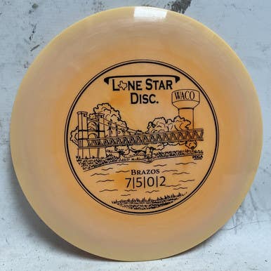 Used Lone Star Disc Brazos Disc Golf Driver Almond 175g 11855-s000176770