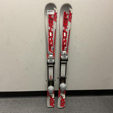 Used Fischer Rxj Boys Dh Ski Binding Grey And Red 110 Cm 11855-s000176359