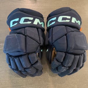 CCM JetSpeed FT1 Pro Stock Hockey Gloves 13" Navy Blue KRAKEN 2113